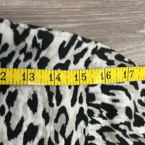 CJ Banks Cardigan Sweater Leopard Print 3/4 Sleeve 1X - Picture 5 of 14